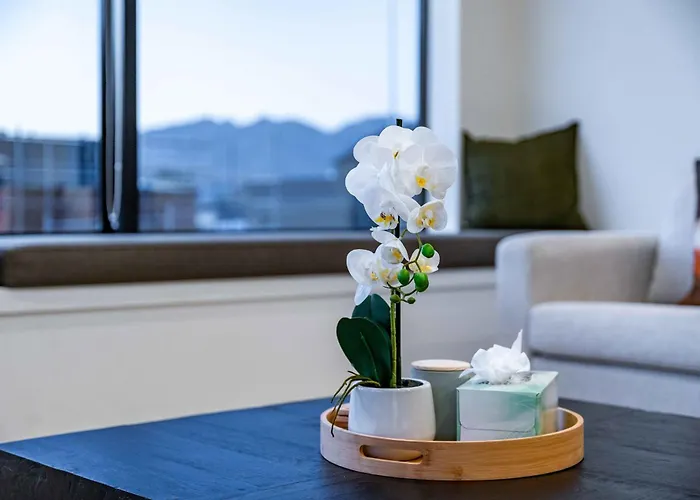 Water Lily And Mountain Views *